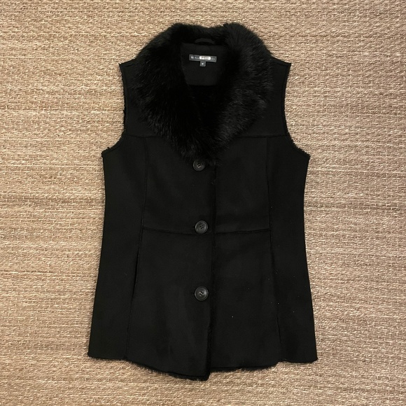 Elliott Lauren faux fur and suede vest - Picture 1 of 4